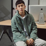 薄款工裝戶外運動休閒簡約風衝鋒衣
