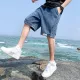 休閒風純棉牛仔短褲，兩件1199