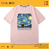 純棉 星夜史努比短T 三件1099
