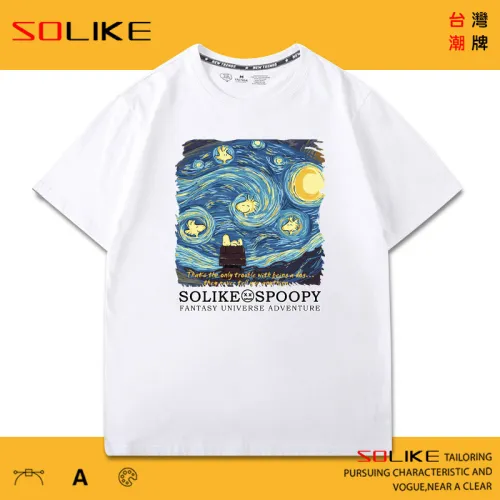 純棉 星夜史努比短T 三件1099
