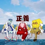 純棉 海綿寶寶海軍三大將短T 三件1099