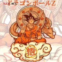 純棉 七龍珠佛像孫悟空短T 三件1099