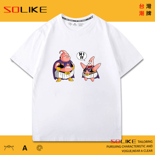 純棉 七龍珠布歐&派大星短T 三件1099