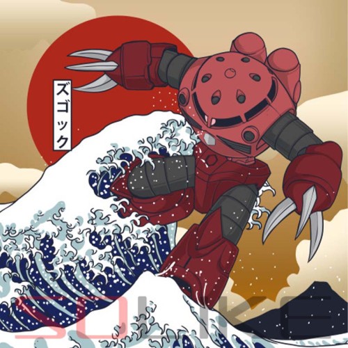 純棉 神奈川鋼彈短T 三件1099