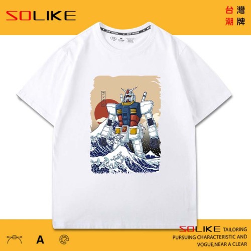 純棉 神奈川鋼彈短T 三件1099