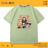 純棉 Q版鬼滅之刃短T 三件1099