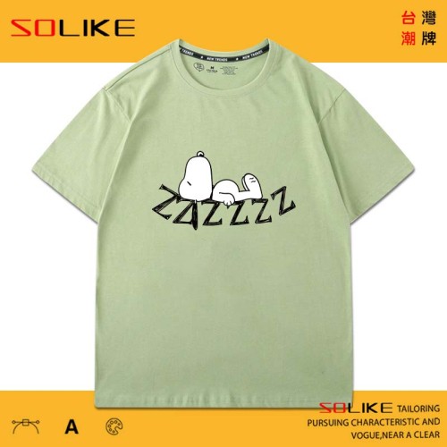 純棉 熟睡中史努比短T 三件1099