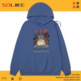 純棉 哥吉拉龍貓連帽衫，兩件1199