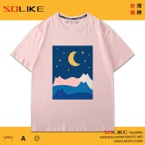 純棉 夜山貓短T 三件1099