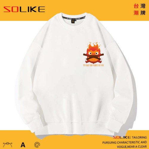 純棉 火焰卡西法長袖衫，兩件1099