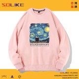純棉 星夜史努比長袖衫，兩件1099