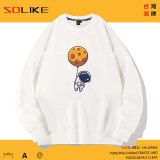 純棉 月球氣球太空人長袖衫，兩件1099