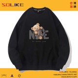 純棉 Nice泰迪熊長袖衫，兩件1099
