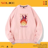 純棉 海賊王燒燒果實長袖衫，兩件1099