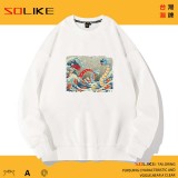 純棉 浮世繪暴鯉龍長袖衫，兩件1099