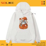 純棉 秋日龍貓連帽衫，兩件1199