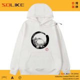 純棉 水墨龍貓連帽衫，兩件1199