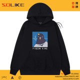 純棉 鴿王連帽衫，兩件1199