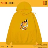 純棉 破壁加菲貓連帽衫，兩件1199