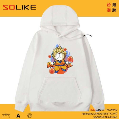 純棉 七龍珠賽亞人哆啦A夢連帽衫，兩件1199