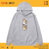 純棉 旺上加旺狗狗連帽衫，兩件1199