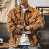 純棉工裝休閒風牛仔外套