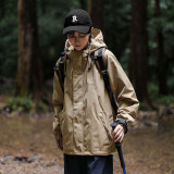 簡約素色戶外登山服衝鋒衣