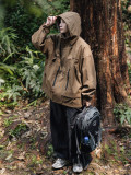 素色簡約戶外登山服衝鋒衣