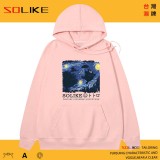 純棉  星夜龍貓連帽衫，兩件1199