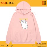 純棉 貓咪贏了連帽衫，兩件1199