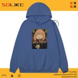 純棉 蒙娜麗莎安妮亞連帽衫，兩件1199