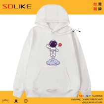 純棉 飛天太空人連帽衫，兩件1199