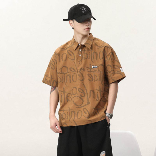 潮流hiphop風 休閒 polo衫短T