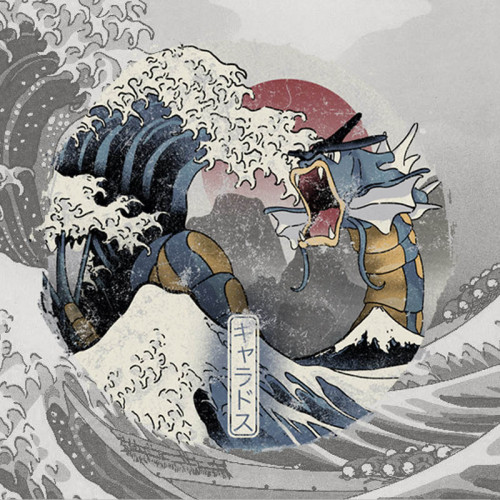 純棉 神奈川暴鯉龍短T 三件1099
