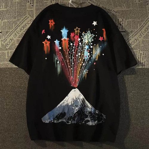 潮流火山流星噴發短T