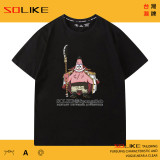 純棉 海賊王白鬍子派大星短T 三件1099