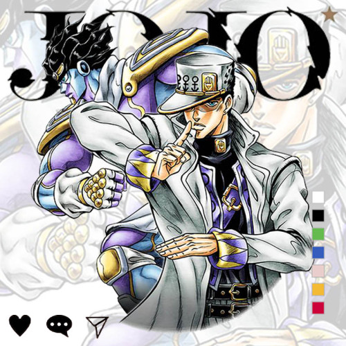 純棉 JOJO的奇妙冒險短T 三件1099