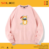 純棉 撒錢貓咪長袖衫，兩件1099
