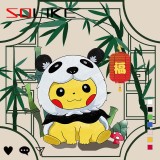 純棉 貓熊皮卡丘短T 三件1099