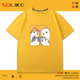 純棉 貓貓看著你短T 三件1099