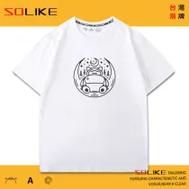 純棉 龍貓簡筆畫短T 三件1099