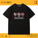 純棉 凱蒂貓&鋼彈聯名短T 三件1099