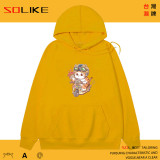 純棉 送花騎士貓咪連帽衫，兩件1199