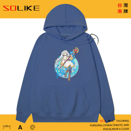 純棉 精靈魔法使芙莉蓮連帽衫，兩件1199