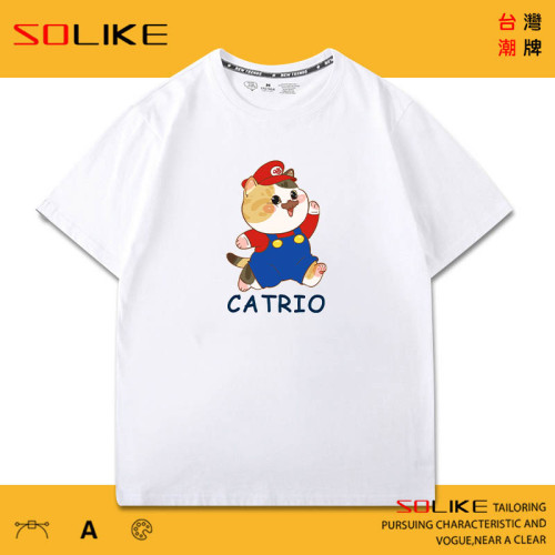 純棉 瑪利歐貓短T 三件NT$1099