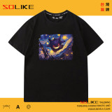 純棉 星夜寶可夢耿鬼短T 三件1099
