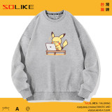 純棉 工作中皮卡丘長T 兩件1099