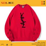 純棉 貨幣符號“YSL”日元美元英鎊長T 兩件1099