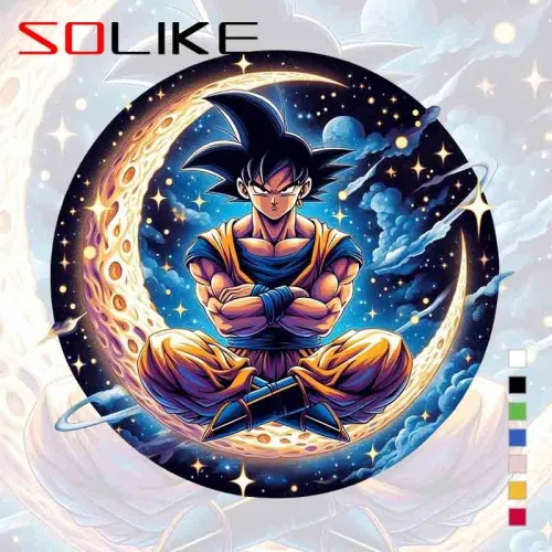 純棉 七龍珠月球修煉孫悟空短T 三件1099