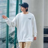純棉 彎月長T